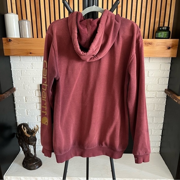 Carhartt Burgundy Loose Fit Hoodie - Picture 5 of 6